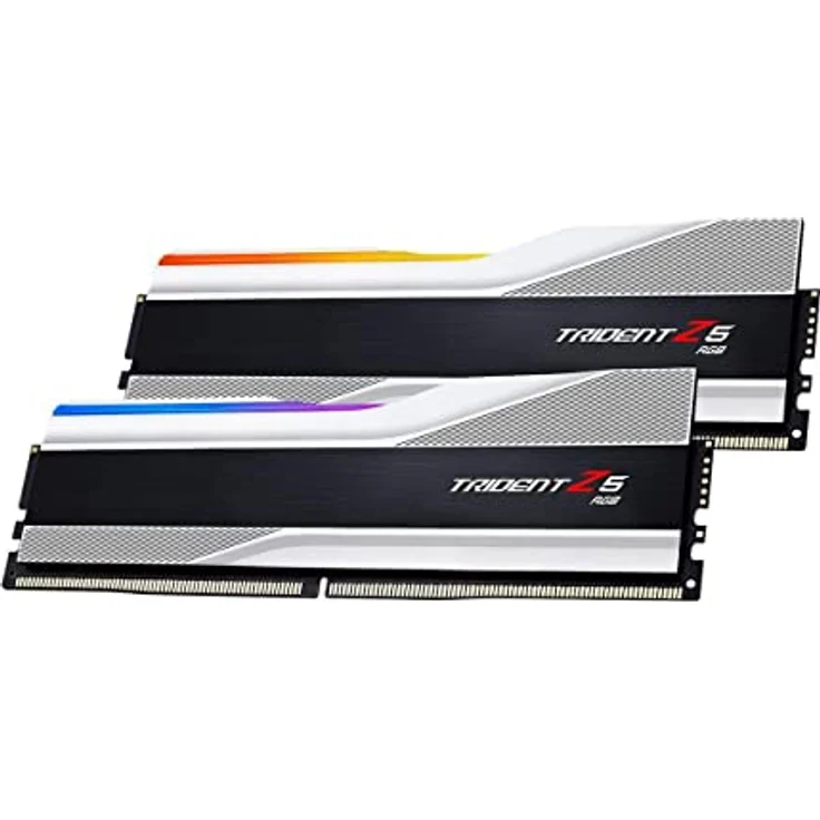 G.Skill Trident Z5 RGB Series (Intel XMP) 32GB (2X 16GB) 288-pin SDRAM DDR5 6800 CL34-45-45-108 1,40V Dual Channel Desktop Memory F5-6800J3445G16GX2-TZ5RS (Metallic S) Silber – Bild 4