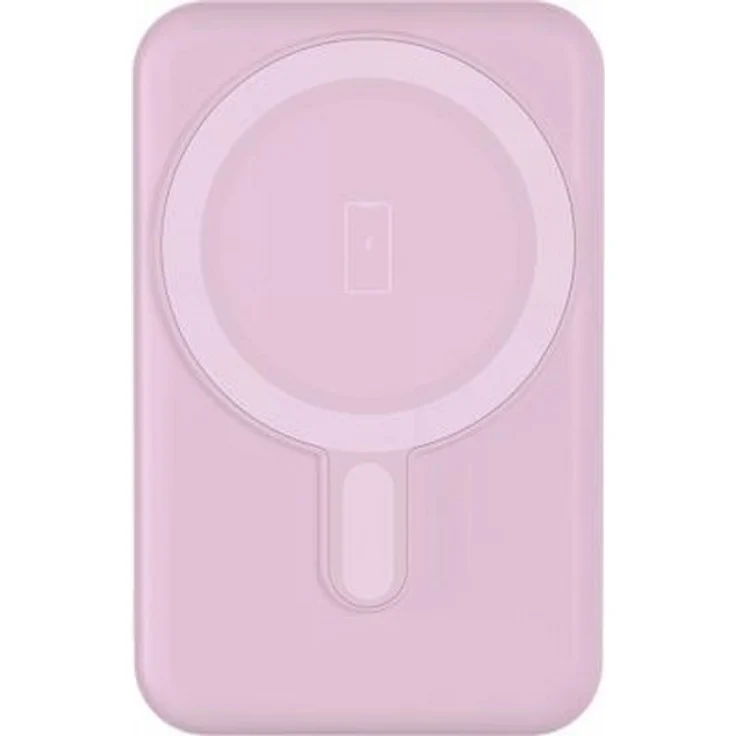 BigBen Connected, Powerbank USB A / USB-C 10W 5000mAh Induktion MagSafe kompatibel, Rosa