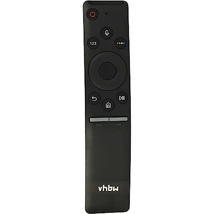 vhbw Fernbedienung kompatibel mit Samsung QN65Q7FAMF, QN65Q7FDMF, QN55Q7FAMF, QN55Q7FDMF, QE55Q8CA, QE75Q8CAM - Ersatzfernbedienung mit Sprachsteuerung, schwarz, sofort einsatzbereit – Bild 1