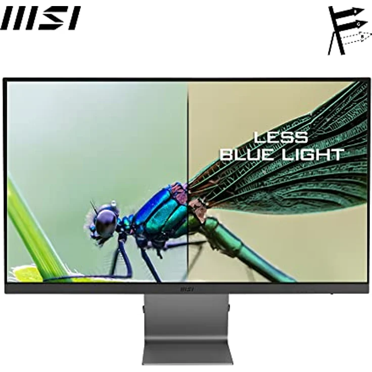 MSI Modern MD271ULDE 27 Zoll Flat LED Monitor, UHD (3840x2160), IPS Panel, USB-C 65 W, 60 Hz, Adaptive-Sync, Grau – Bild 4