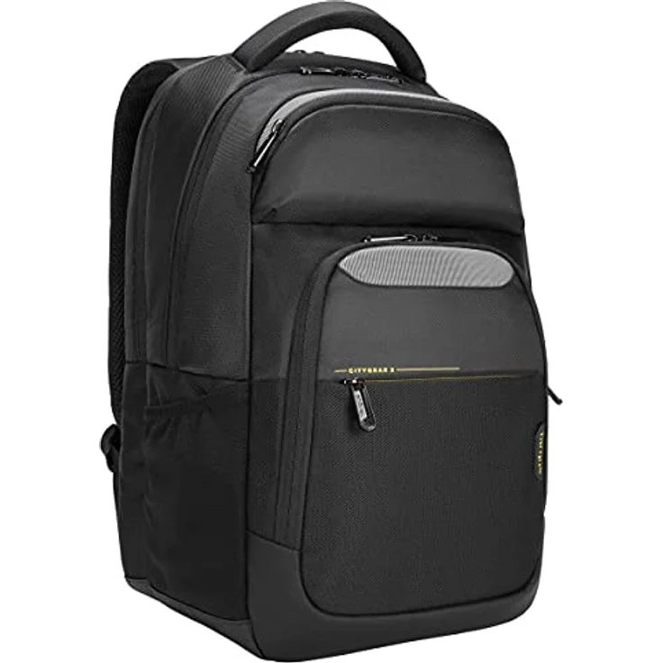 Targus CG3 15.6 Backpack W RAINCOVER - Hochwertiger Laptop-Rucksack mit flexiblem Design, langlebig (Schwarz) – Bild 4
