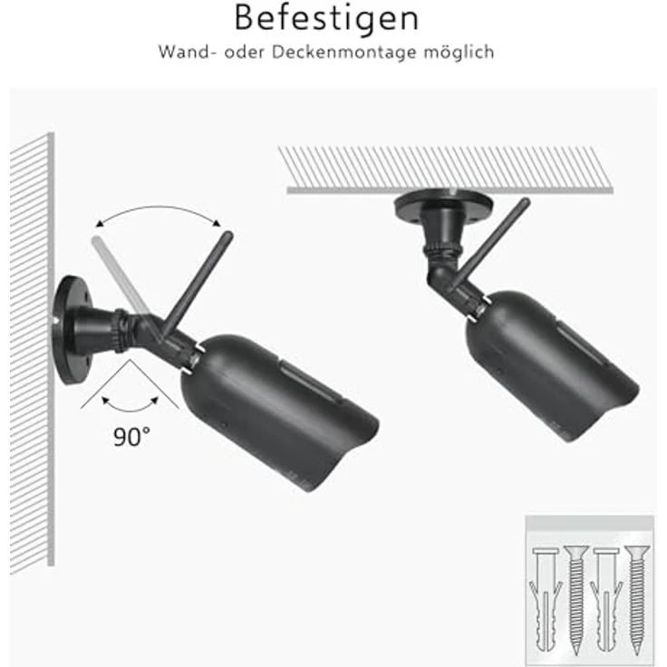 ELRO CC30RXX Extra HD Kamera CZ30RIPS Überwachungskamera Set – Bild 8