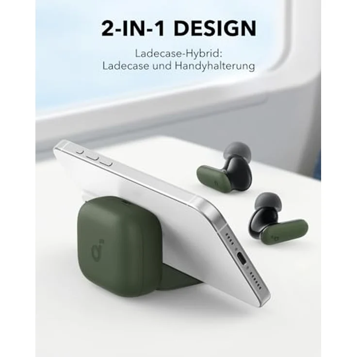 Anker Soundcore P30I Grün (ANC, 40 h), Kopfhörer mit adaptiver aktiver Geräuschunterdrückung und IP54 Zertifizierung – Bild 2
