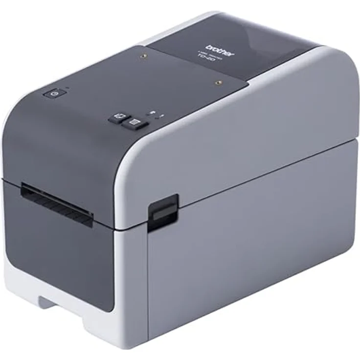 Brother TD-2310D203, Etikettendrucker mit 41209 dpi für Einzelhandel, Gesundheitswesen und Rückverfolgbarkeit, grau – Bild 2