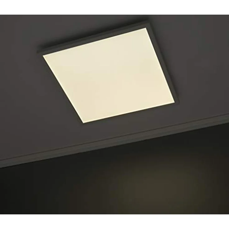 Northpoint LED Deckenpanel mit RGB Hintergrundbeleuchtung (Quadrat 45x45cm) - Dimmbar, Nachtlichtfunktion, warmweiß/kaltweiß – Bild 3