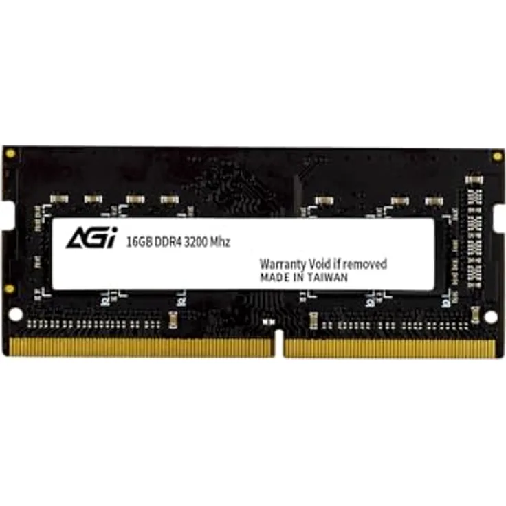 AGI SD138 16GB DDR4 RAM 3200 MHz CL22, 260 Pin Non-ECC SO-DIMM, kompatibel mit Laptops/Notebooks, energieeffizient und leistungsstark