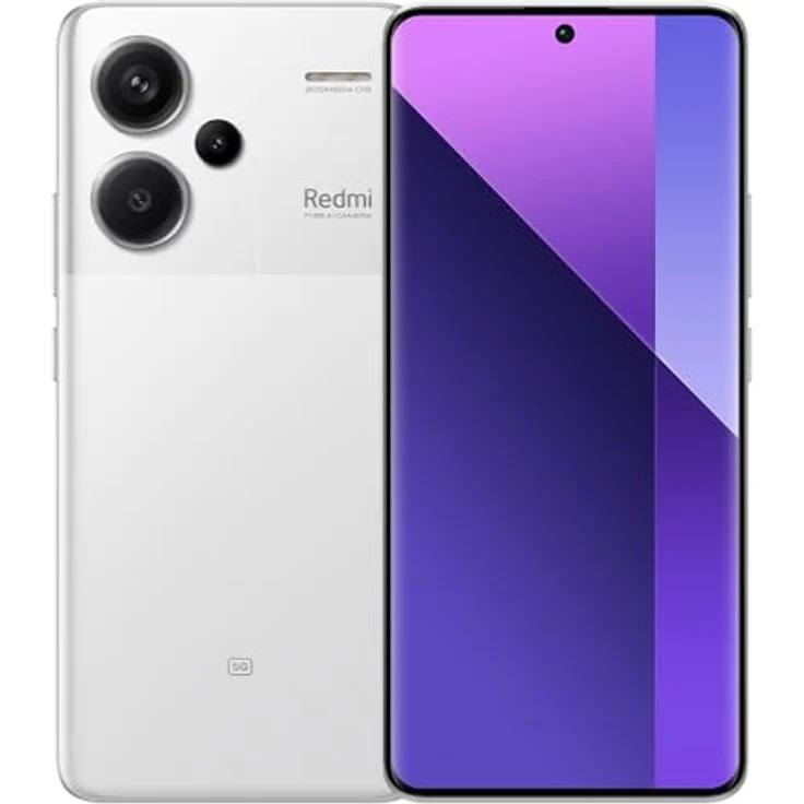 Xiaomi Redmi Note 13 Pro+ (512 GB, Mystic Silver, 6.67", Dual SIM, 200 Mpx, 5G), Smartphone, Silber – Bild 1