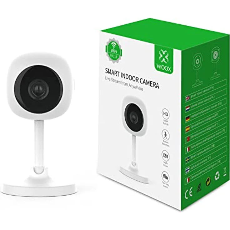 Woox Netzwerkkamera Indoor Full-HD Smart Wifi (1920 x 1080 Pixels), Weiss – Bild 2