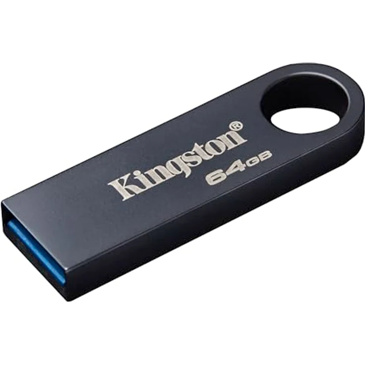Kingston DataTraveler SE9 Gen 3-64GB USB-Stick - 220MB/s beim Lesen - Dunkles Nickel - Metallgehäuse – Bild 2