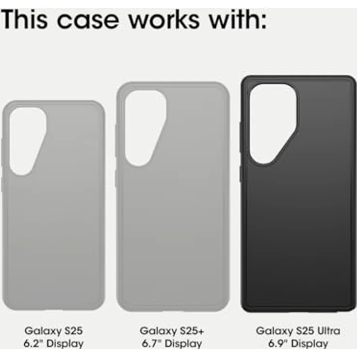 OtterBox Premium Glass Displayschutz für Samsung Galaxy S25 Ultra, gehärtetes Glas, bruchsicher bis 0,9m, kristallklar – Bild 2
