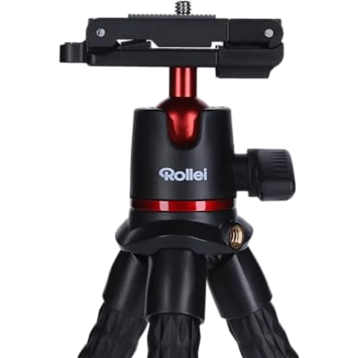 Rollei Monkey Pod 2, Flexibles Mini-Stativ mit Smartphone-Halterung, Kugelkopf unf 1-4'' Anschluss – Bild 4