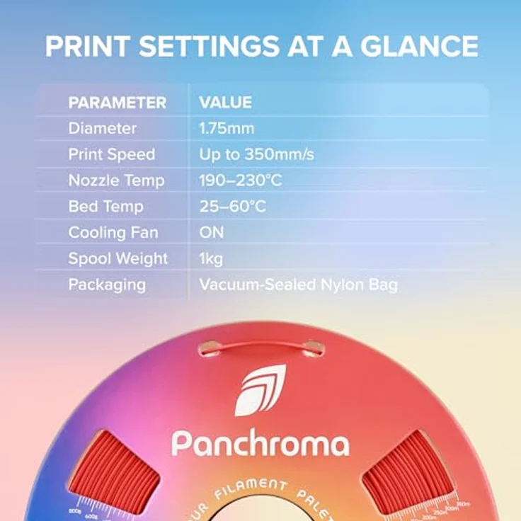 Polymaker Panchroma™ PLA - Olive Green - 1.75mm - 1 kg - Hochgeschwindigkeit 3D-Druckfilament für präzise Ergebnisse und problemloses Drucken – Bild 5