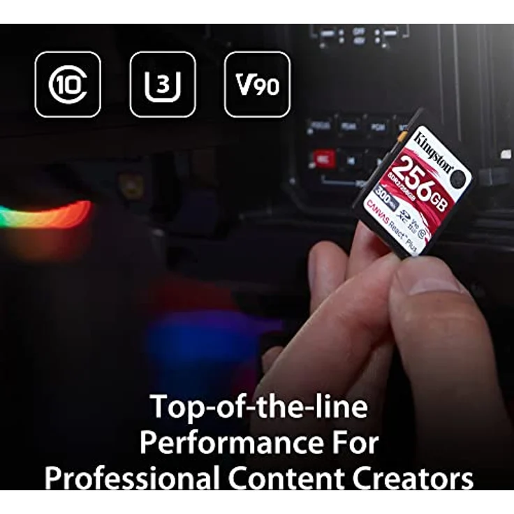 Kingston Canvas React Plus 64GB SDXC Speicherkarte UHS-II 300R/260W U3 V90 for Full HD/4K/8K - SDR2/64GB – Bild 5