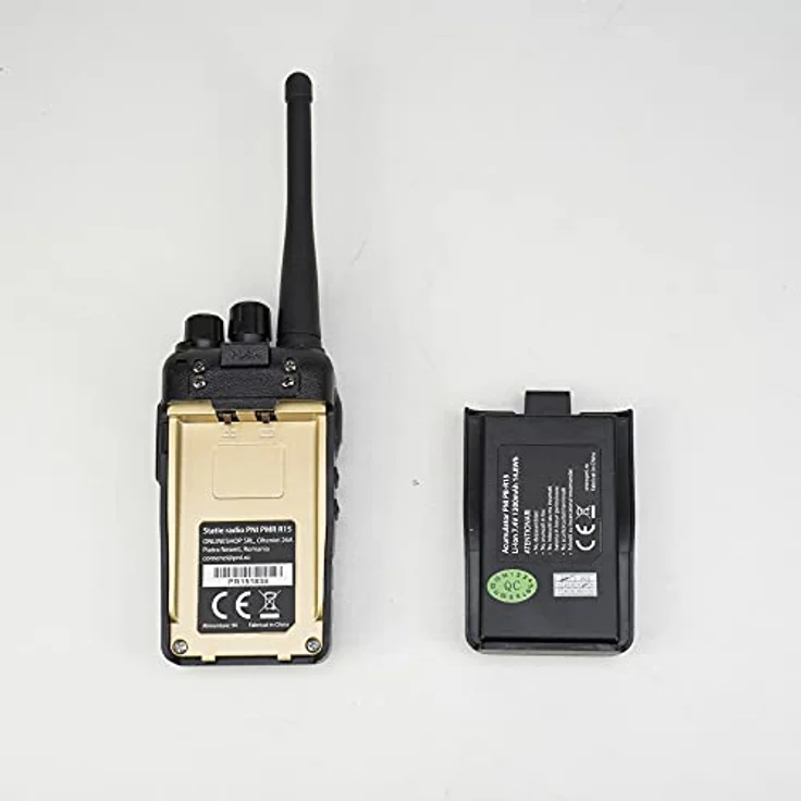 PNI PMR R15, Professionelles tragbares Funkgerät mit 0.5W Leistung, ASQ, CTCSS-DCS, 1200mAh, programmierbar, Monitorfunktion – Bild 5