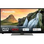 Panasonic TX-40MS360E, 40 Zoll Full HD LED Smart TV, High Dynamic Range (HDR), Linux TV, Google Assistant & Amazon Alexa Unterstützung, USB Media Player, Hotel Modus, optionale Wandmontage, Schwarz
