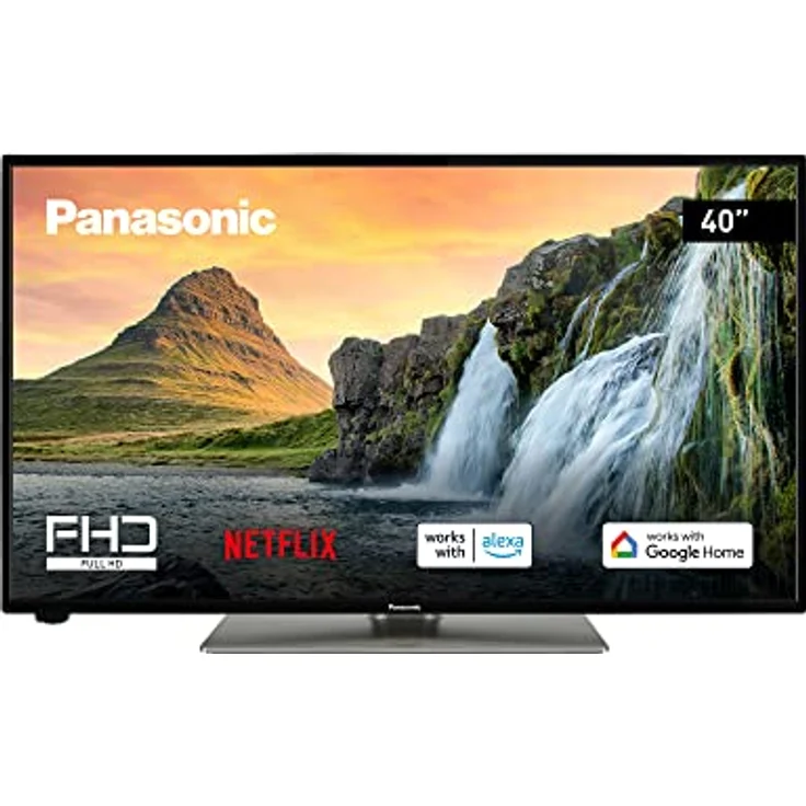 Panasonic TX-40MS360E, 40 Zoll Full HD LED Smart TV, High Dynamic Range (HDR), Linux TV, Google Assistant & Amazon Alexa Unterstützung, USB Media Player, Hotel Modus, optionale Wandmontage, Schwarz – Bild 1