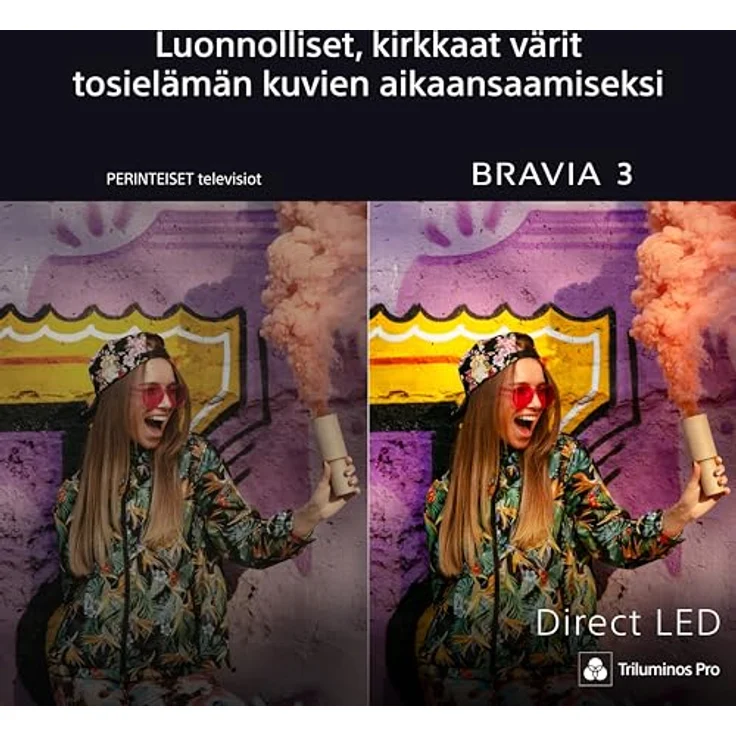 Sony K-43S3 Google TV mit Triluminos Pro Display, Dolby Vision, X-Balanced Speaker & Sprachsteuerung für lebendige Unterhaltung – Bild 3