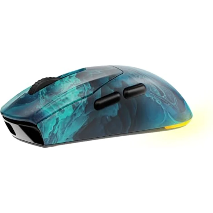 Sharkoon SKILLER SGM25W Ocean, Kabellose Maus in türkis/blau mit ergonomischem Design – Bild 5