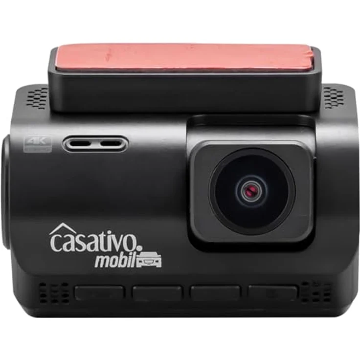 Casativo Dashcam 4K-UHD KFZ mit GPS, Nachtsicht in Farbe, Sony Farbsensor, G-Sensor, WDR, WLAN & App, Farbdisplay, 140° – Bild 2