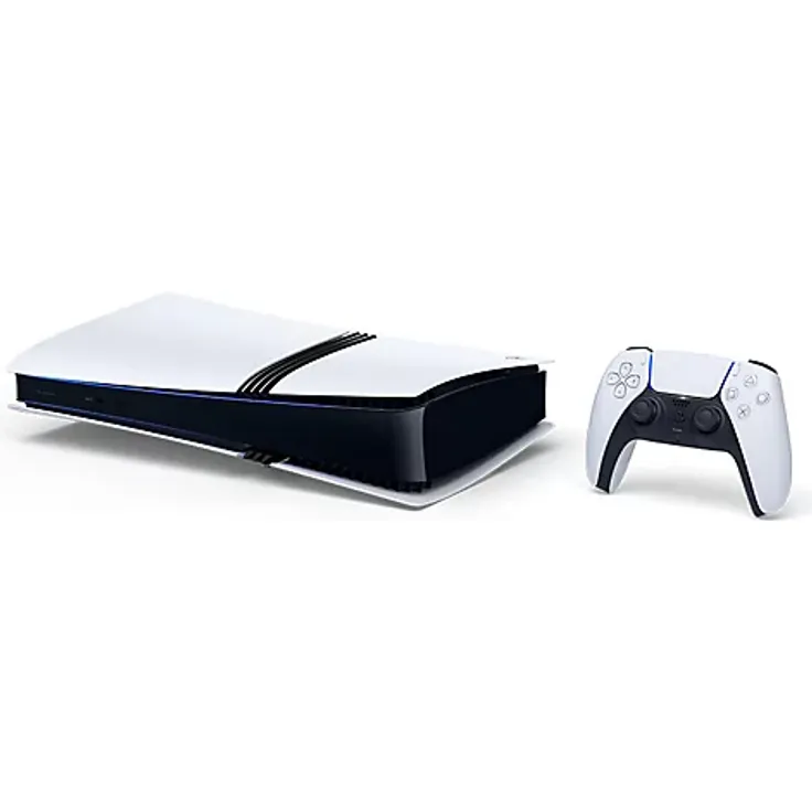 Sony PlayStation 5 Pro Digital Edition 2TB SSD Weiß/Schwarz, HDMI, WLAN ax/be, USB-C, 2024 Konsole – Bild 2