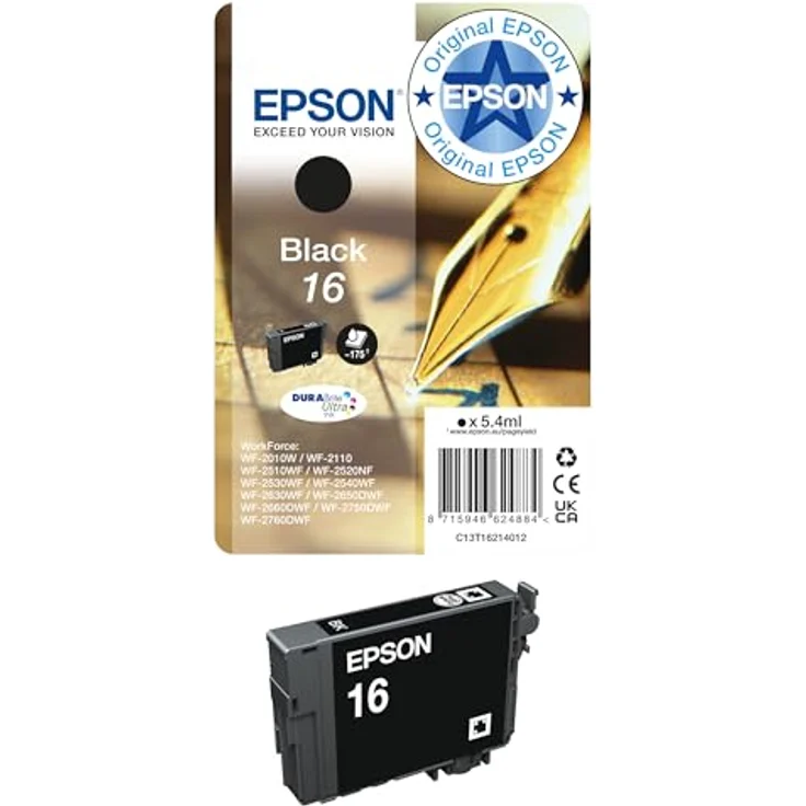 Epson T1621 5.4ml 175Seiten Schwarz – Bild 2