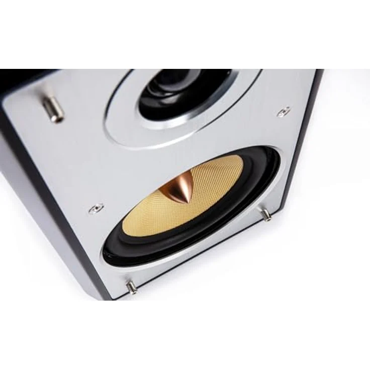 Block Audioblock S-50, 2-Wege Bassreflex Regallautsprecher mit Klavierlack-Veredelung, Schwarz – Bild 2