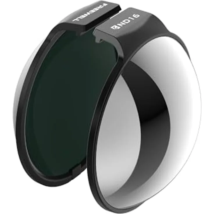 Freewell ND16 Filter für DJI Osmo 360, 4-Stop Lichtreduzierung für sonnige Tage, natürliche Farbgenauigkeit