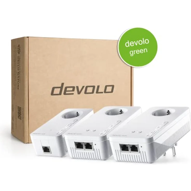devolo Magic 2 WiFi 6 Multiroom Kit, WLAN Powerline Adapter -bis zu 2.400 Mbit/s, Mesh WLAN Steckdose, 4X Gigabit LAN, Access Point, dLAN 2.0, weiß – Bild 4