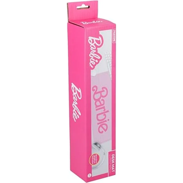 Paladone Barbie Computermatte für Tastatur und Maus, offizielles Lizenzprodukt, Pink, 80 cm x 30 cm, rutschfeste Schreibtischunterlage – Bild 4