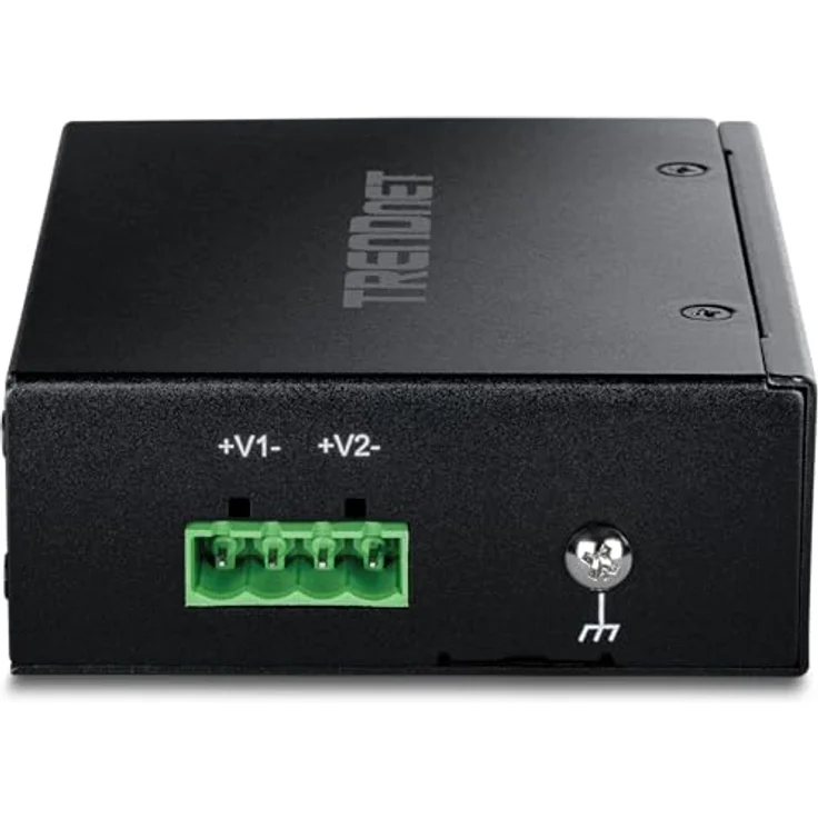 TRENDnet 5-Port-gehärteter industrieller Gigabit-DIN-Schienen-Switch, TI-G50, 10-Gbit - s-Switching-Kapazität, Gigabit-Netzwerk-Switch mit Schutzart IP30, DIN-Schienen- und Wandhalterung inklusive – Bild 13