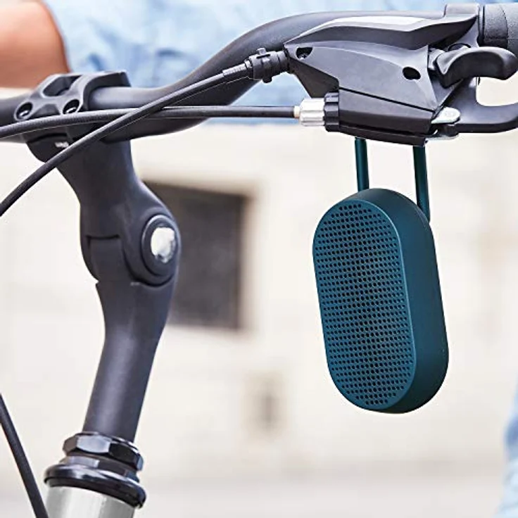 Lexon MINO T Bluetooth-Lautsprecher mit Karabiner, wasserabweisend (Schwarz) – Bild 5