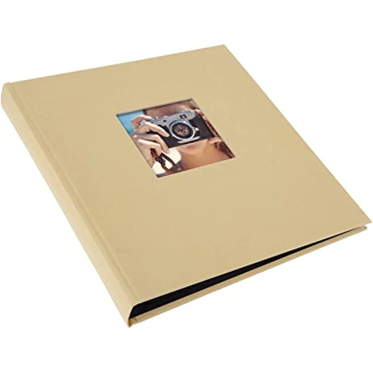 Goldbuch 27 846 Fotoalbum mit Bildausschnitt, Bella Vista Aqua, 30 x 31 cm, 60 Seiten, Fotobuch Leinen Hellblau – Bild 2