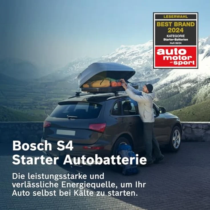 Bosch S4 001 Autobatterie 12V, 44Ah, 440A, wartungsfrei, rechte Schaltung – Bild 4