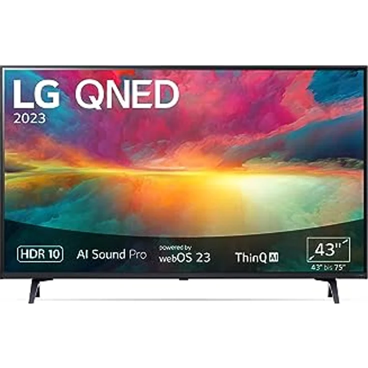 LG 43QNED756RA 109 cm (43 Zoll) 4K QNED MiniLED TV (Active HDR, 60 Hz, Smart TV) [Modelljahr 2023] – Bild 1