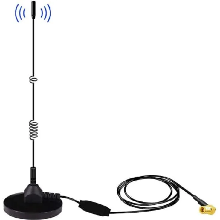 Albrecht DAB+ MAG31 Magnetfußantenne 62336, Innenantenne mit verstärktem Empfang und 3m Kabel für DAB+ Radio