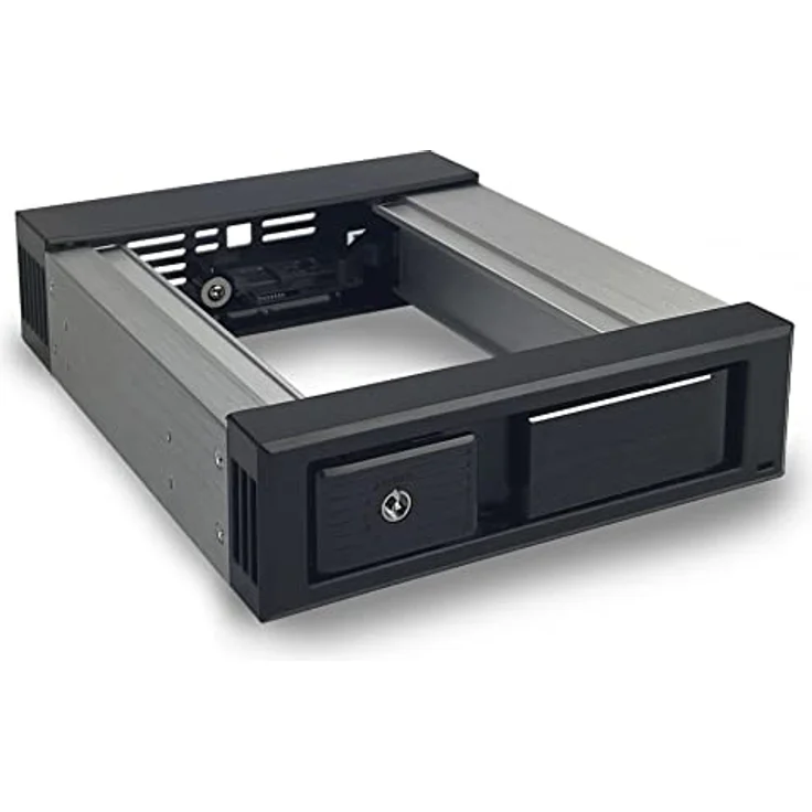 FANTEC 2520 BP-SA35-12G/6G SAS/SATA 3,5" HDD in 1x 5,25" Wechselrahmen trägerlos – Bild 2