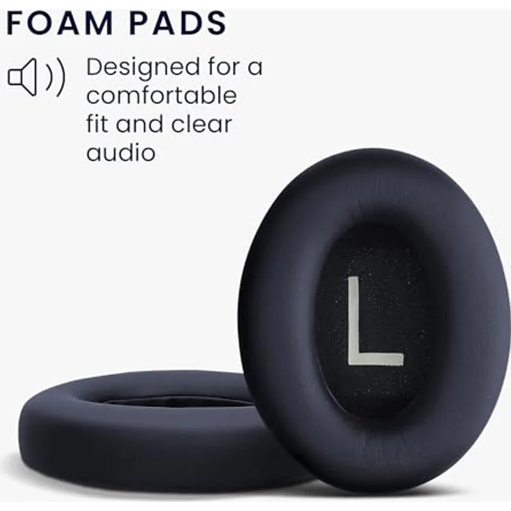 kwmobile 2X Ohrpolster kompatibel mit Bose Noise Cancelling 700 / NC700 - Kopfhörer Polster aus Kunstleder für Over Ear Headphones, in edler Lederoptik – Bild 3