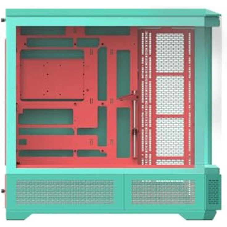 Thermaltake View 600 TG Mint Strawberry, PC Gehäuse mit Tempered Glass und mintfarbener Farbgebung – Bild 3