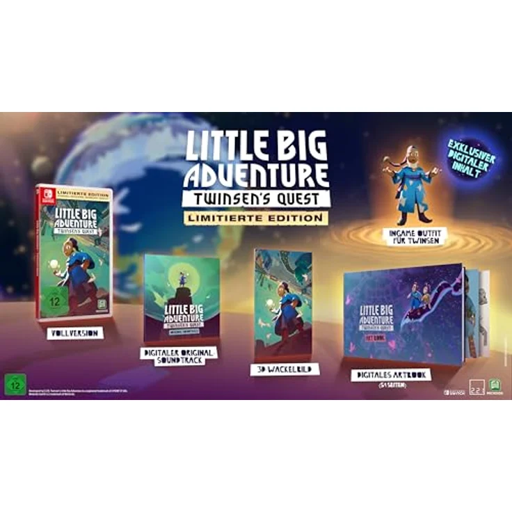 Astragon LITTLE BIG ADVENTURE - TWINSEN'S QUEST Limited Edition [Switch], Action-Adventure Spiel mit brandneuer Grafik auf Nintendo Switch – Bild 2
