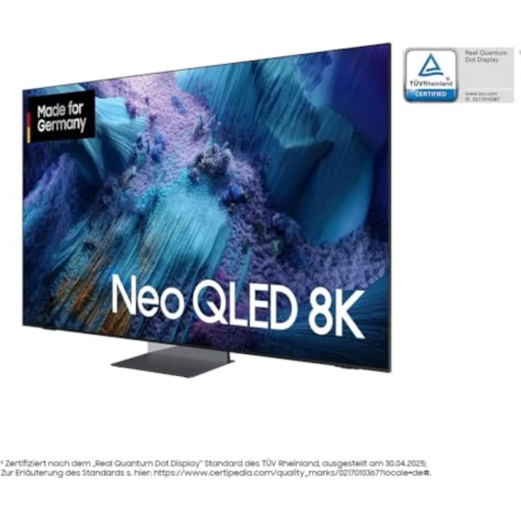 Samsung Neo QLED 8K QN990F, 75 Zoll (189 cm) Mini LED Smart TV mit NQ8 AI Gen3 Prozessor, 8K Upscaling Pro, Glare Free, Wireless One Connect und Art Store Galerie (2025) – Bild 3