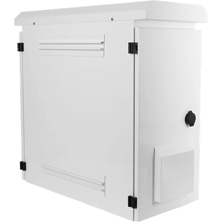 DSIT Serverschrank 6HE 19" Outdoor Wandschrank, IP55, vertikale Montage, 600x280x600mm, Stahlblech, Weiß – Bild 4