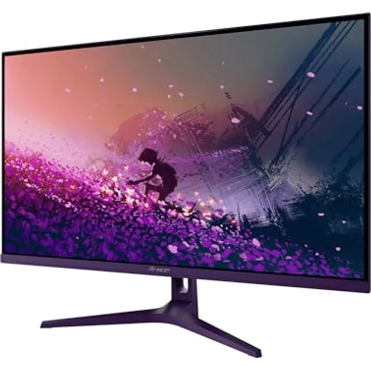 Arozzi Nova, 32 Zoll Gaming Monitor mit 180Hz QHD und IPS-Panel, lila – Bild 1