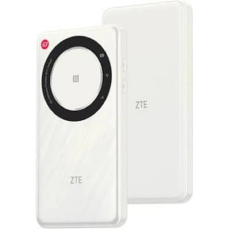ZTE U30 Air Router, Mobiler 5G Hotspot mit Dualband WLAN, tragbar, weiß, für bis zu 10 Geräte, wiederaufladbarer Akku – Bild 1