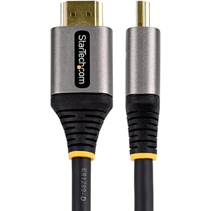 StarTech.com 5m HDMI 2.1 Kabel 8K - Zertifiziertes Ultra High Speed HDMI Kabel 48Gbit/s - 8K 60Hz/4K 120Hz HDR10+ eARC - UHD 8K HDMI Monitorkabel - Monitor/TV - Flexible TPE Ummantelung (HDMM21V5M) – Bild 2