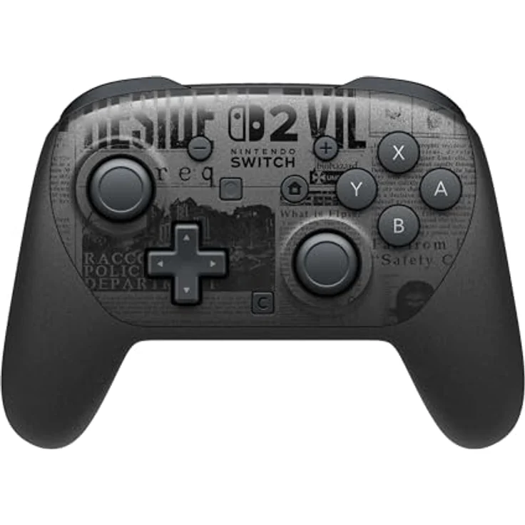 Nintendo Pro Controller Resident Evil Requiem Edition (Switch 2), Gaming Controller mit HD-Vibration, Schwarz – Bild 3