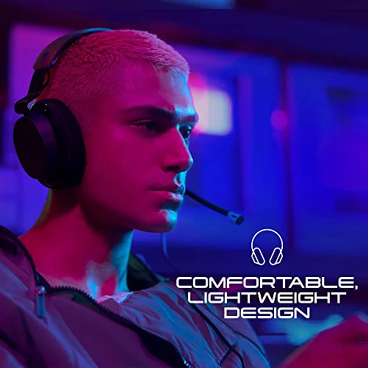 Skullcandy SLYR Pro Kabelgebundenes Over-Ear Gaming Headset für PC, Playstation, PS4, PS5, Xbox, Nintendo Switch, Schwarz – Bild 4