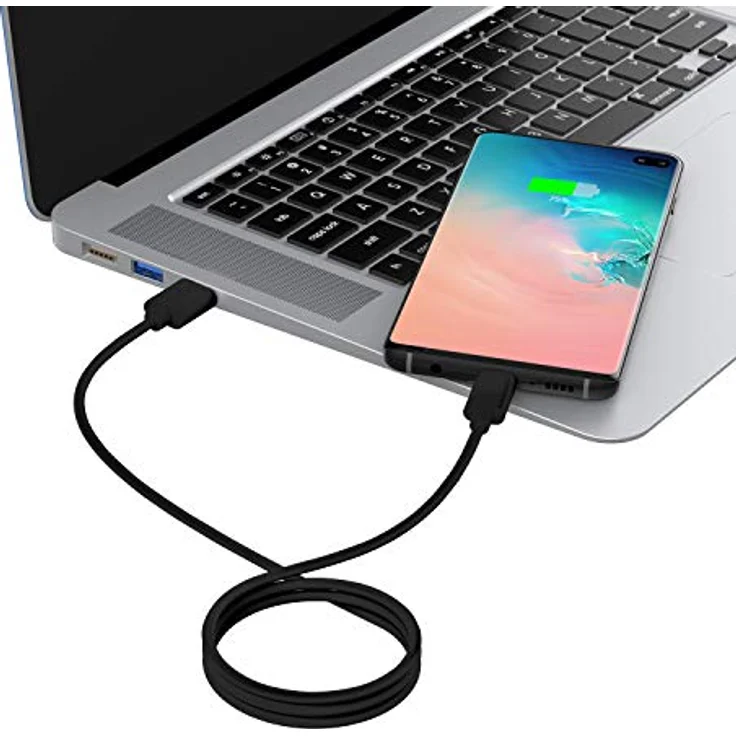 Slabo Ladekabel USB Typ C für Lenovo Tab M10 | Lenovo Tab4 10 Plus | Lenovo Tab4 8 Plus Datenkabel Verbindungskabel Sync-Kabel – schwarz – Bild 6