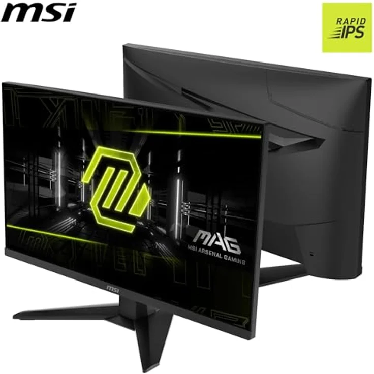 MSI MAG 274F Gaming Monitor, 27 Zoll FHD Rapid IPS, 200Hz, 0,5ms (GtG), HDR Ready, HDMI 2.0b, randlos, neigbar, Schwarz – Bild 2