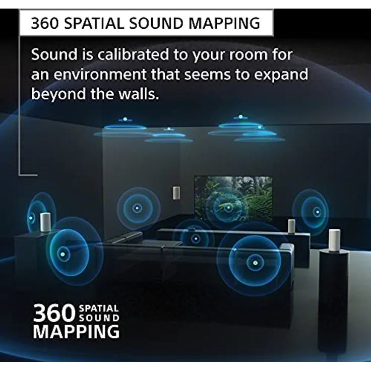 Sony HT-A9 7.1.4ch Hochleistungs-Heimkino-Lautsprechersystem, mehrdimensionales Surround-Sound-Erlebnis mit 360 Reality-Audio, funktioniert mit Alexa und Google Assistant – Bild 2