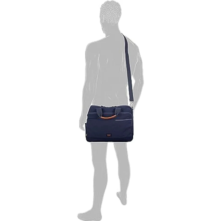 Camel Active City Aktentasche 38 cm Laptopfach (14.96"), Blaue Notebooktasche mit genug Stauraum – Bild 3